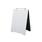 Futech - Panneau en aluminium en forme de A - 18 po x 24 po-Construction légère en aluminium conçue pour une installation facile et un usage quotidien sur trottoir.
