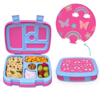 Bentgo Kids Prints 5-Compartment Lunch Box Set - Rainbow-Matching Prints: We combined your favorite prints in one convenient lunchtime bundle! Add even more Bentgo essentials in the same designs, like lunch bags, backpacks, ice packs, and more from the Bentgo Kids Prints collection 