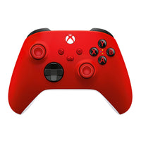 Xbox Wireless Gaming Controller - Pulse Red-Experience the modernized design of the Xbox Wireless Controller in Pulse Red, featuring sculpted surfaces and refined geometry for enhanced comfort and effortless control during gameplay with battery usage up to 40 hours.