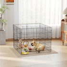 PawHut - Parc d’exercice pliable en métal pour chien, clôture extensible pour animaux - 8 panneaux-Ce parc pour chien est fabriqué en acier avec revêtement en poudre pour une utilisation intérieure et extérieure 