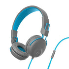 JLab Studio On-Ear Headphone, Grey/Blue-On-Ear Headphones