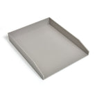 Plateau à lettres à chargement frontal en plastique et empilable TRU RED, gris-Créez un range-tout étagé de bureau personnalisé en l’empilant avec d’autres accessoires de bureau de TRU RED.