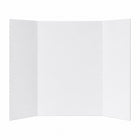 Royal Brites Tri-Fold Foam Board - 28" H x 40" W - White-Grid Lines Ensure Straight Design