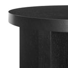 Modway Silas Round Wood Side Table - Black-7