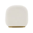 Manhattan Comfort Edina 28.74" Modern Boucle Upholstered Accent Chair - White - 2 Pack-Delivered to you Fully Assembled! No Assembly Required