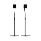 Kanto Height Adjustable Satellite Speaker Stands - Black-Height adjustable between 26" - 40" (66 - 101.6 cm) for perfect placement