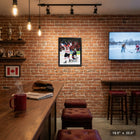 Frameworth - Sidney Crosby serie classique 2010 Olympiques but en or - toile encadree - 18.5" x 22.5"-Concue et fabriquee au Canada par Frameworth avec plus de 32 ans d'experience