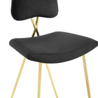 Modway Ponder Performance Velvet Counter Stool - Black-8