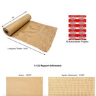 Reliabag - Papier d'emballage pour coussin en nid d'abeille avec autocollants fragiles - 15" x 165'-Recyclable, biodégradable et fabriqué à partir de papier 100 % recyclé