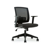TygerClaw - Chaise de bureau en maille à dossier bas - Ergonomique-Confort journée entière assuré grâce au mesh aéré et au simili-cuir doux qui reste agréable pendant des heures