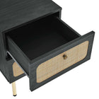 Modway Chaucer 2-Drawer Nightstand - Black-Assembly Required
