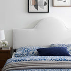 Modway Dawn Performance Velvet King/California King Headboard - White-5 Mounting Positions