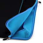 Vangoddy Neoprene 15" Laptop Protective Sleeve Case with Extra Pocket - Black/Blue-Padded Interior. Offers cushioning to shield your device from bumps and scratches.