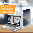 QuickFit Pro HD Single Touch Pin-Lock View Binder - 6" - White-PVC Free