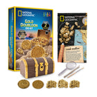 National Geographic Doubloon Dig Kit-A fun treasure guide poster provides insight into each of the specimens your kids uncover