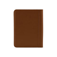 Bugatti Wellington Zip around Writing Case - Notepad included - Cognac-Writing case is made of synthetic pebble leather
