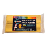 DBLG Imports Artworks modeling Clay - 500g - Pale Yellow-Soft and pliable, will not stain hands or surfaces 