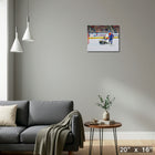 Connor Mcdavid Oilers vs Bruins - Framed Canvas - 20" x 16"-Perfect for any room in your home or office
