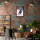 Nathan MacKinnon Colorado Avalanche - Toile encadree - 22" x 31"-Sous licence officielle de la LNH et de l'AJLNH