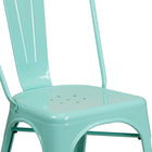 Chaise empilable en métal, intérieur/extérieur, vert menthe (ET-3534-MINT-GG)-8