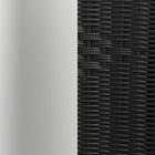 Flash Furniture 23.5'' Square Aluminum Indoor-Outdoor Table with 2 Black Rattan Chairs (TLH-ALUM-24SQ-020BKCHR2-GG)-8