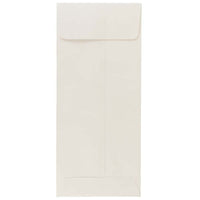 JAM Paper Enveloppes à ouverture au sommet et rabat droit gommé, 4 1/2 x 10 3/8 po, blanches, 100 par paquet-Blanc