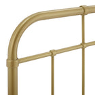 Modway Alessia Metal Twin Headboard - Gold-7 Mounting Positions