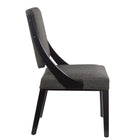 Modway Cambridge Upholstered Fabric Dining Chairs - Grey - 2 Pack-Chair Weight Capacity: 500 lbs