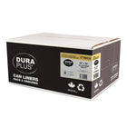 DuraPlus Can Liner - LLDPE - 26" x 36" - Regular - Black - 250 Pack-Strength: Regular