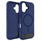 Blu Element Armour Ultra Compatible with MagSafe with Kickstand Case for iPhone 17 - Navy-Kickstand for vertical and horizontal viewing 