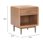 Zuo Vidaz Side Table - Brown-6