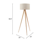 Zuo Imperial Floor Lamp - Beige/Natural-8
