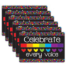 Ashley Productions Smart Poly Computer Mouse Pad - Celebrate Every Voice - 6 Pack-Start your day on the right note with these stylish and functional accessories that feature inspiring quotes and positive sayings.