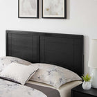 Modway Marlee Wood Queen Platform Bed with Splayed Legs - Black-Assembly Required