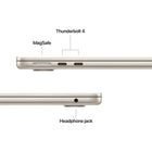 Apple MacBook Air 13" - M5 - 10-core CPU - 1 TB SSD - 16 GB Unified Memory - Starlight-Connect It All - MacBook Air features two Thunderbolt 4 ports, a MagSafe charging port, a headphone jack - as well as the Apple N1 wireless chip for Wi-Fi 7 and Bluetooth 6. And it supports up to two external displays