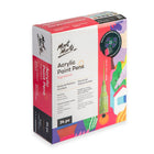 Mont Marte Signature Acrylic Paint Pens - Broad Tip - Assorted - 24 Pack-Includes 24 opaque acrylic paint pens for vibrant color choices across drawing, journaling and decor projects