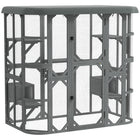 PawHut - Catio enclos extérieur 71 maison en bois avec 2 condos - 74 po L x 38,2 po l x 70,9 po H-Deux bacs à litière privés et cinq plateformes offrent suffisamment d'espace pour 2 à 3 chats 