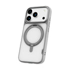 TUFF8 Glide360 Mag Case for iPhone 17 Pro - Grey-360° Rotating Stand: Built-in stand that rotates to multiple angles for hands-free phone use