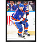 Mathew Barzal New York Islanders - Framed Canvas - 22" x 31"-Premium canvas print with gallery-wrapped edges