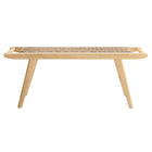 Modway - Saoirse 47" Banc en bois de corde tissée - Naturel naturel-Assemblée requise