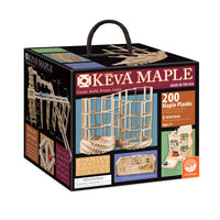 KEVA Maple Plank Set - 200 Plank Set-STEM! Inspires an interest in architecture, building STEM! Inspired and interest in architecture, building and design