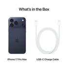 Apple iPhone 17 Pro Max - 512 GB - Deep Blue - Bell and Virgin Plus-Built For Apple Intelligence - Personal, private, powerful. Write, express yourself, and get things done effortlessly