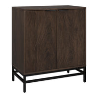 Hudson&Canal Montello 28"W Accent Cabinet - Alder Brown-Modern contemporary design for your home office, bedroom, or living spaces