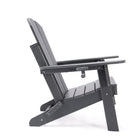 Lake Country - Chaise Adirondack pliante en PEHD - Gris-Support arrière