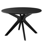 Modway Traverse 47" Dining Table - Black-Modern Dining Table
