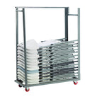 TygerClaw Commercial Grade High Capacity Folding Chair Dolly-Industry leading 2204 lb weight capacity for heavy duty professional use