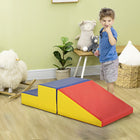 Soozier - Jeu de 2 blocs en mousse souple pour activités d'escalade et de ramper pour tout-petits - Multicolore-Conçu pour permettre aux nourrissons et aux tout-petits de grimper, ramper, explorer et glisser 