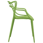 Modway Entangled Dining Set - Green - 4 Pack-No assembly required