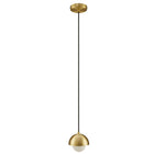 Modway Eclipse Globe Pendant Light - Brass-Requires One G9 10W Bulb (Not Included)
