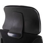 Vinsetto - Chaise de bureau en maille avec appui-tête réglable - noir-Le tissu en maille est respirant et doux